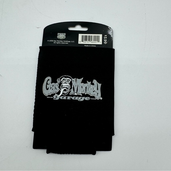 Gas Monkey Koozies Set of Two Black For Beers or Soda Cans - Picture 3 of 8